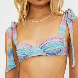 Free People Beach Riot Swim Top.
